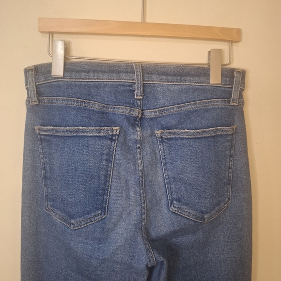 Current/Elliott The Kick High-Rise Cropped Flare Jeans Size 30 - Picture 7 of 9